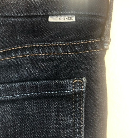 MOTHER The Looker Skinny Jeans in Midnight 26 - Picture 6 of 9